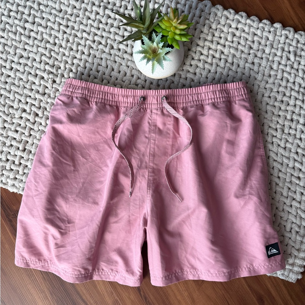 Quiksilver | Men's Everyday Solid Swim Trunks in  Dusty Rose | XL
